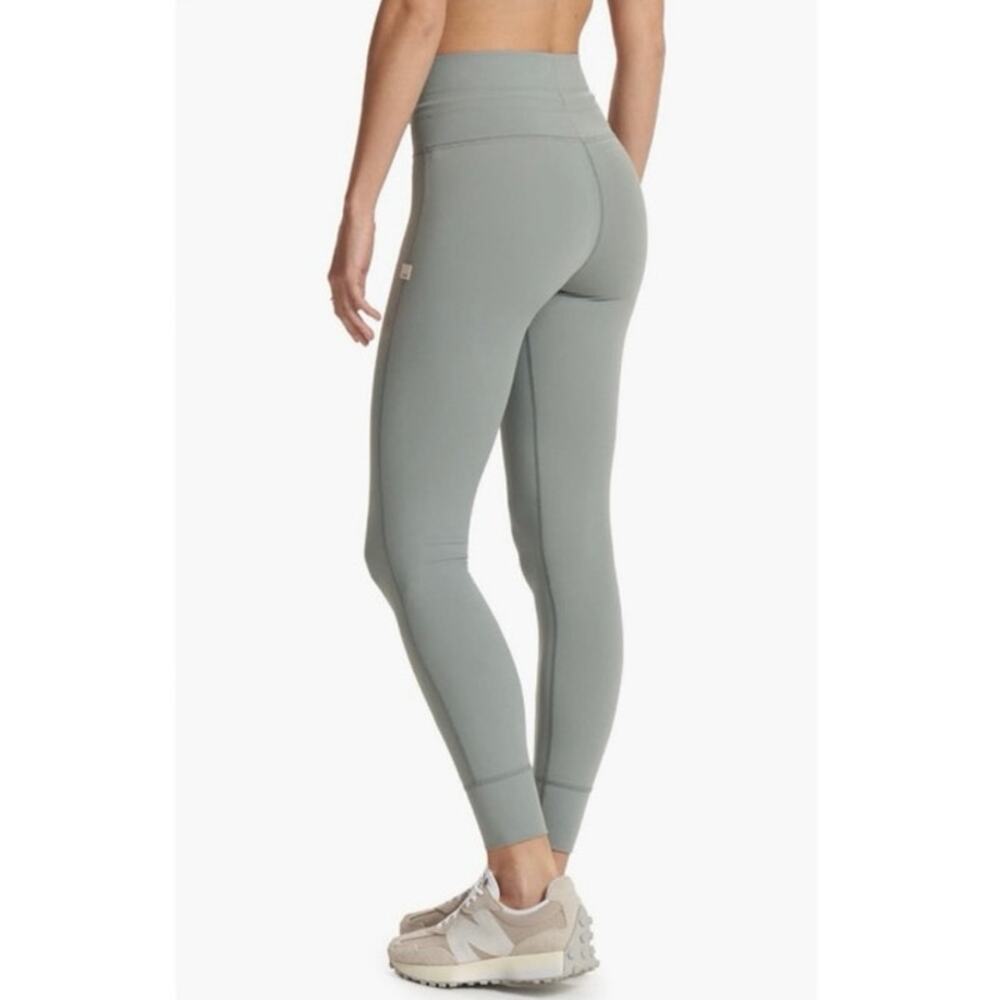 Vuori Daily Leggings High Rise Drawstring Blue Green Activewear Yoga Pants - Picture 3 of 14